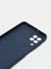 Синий чехол для Samsung A22/A225F/M32/M325F, силиконовый, матовый, однотонный