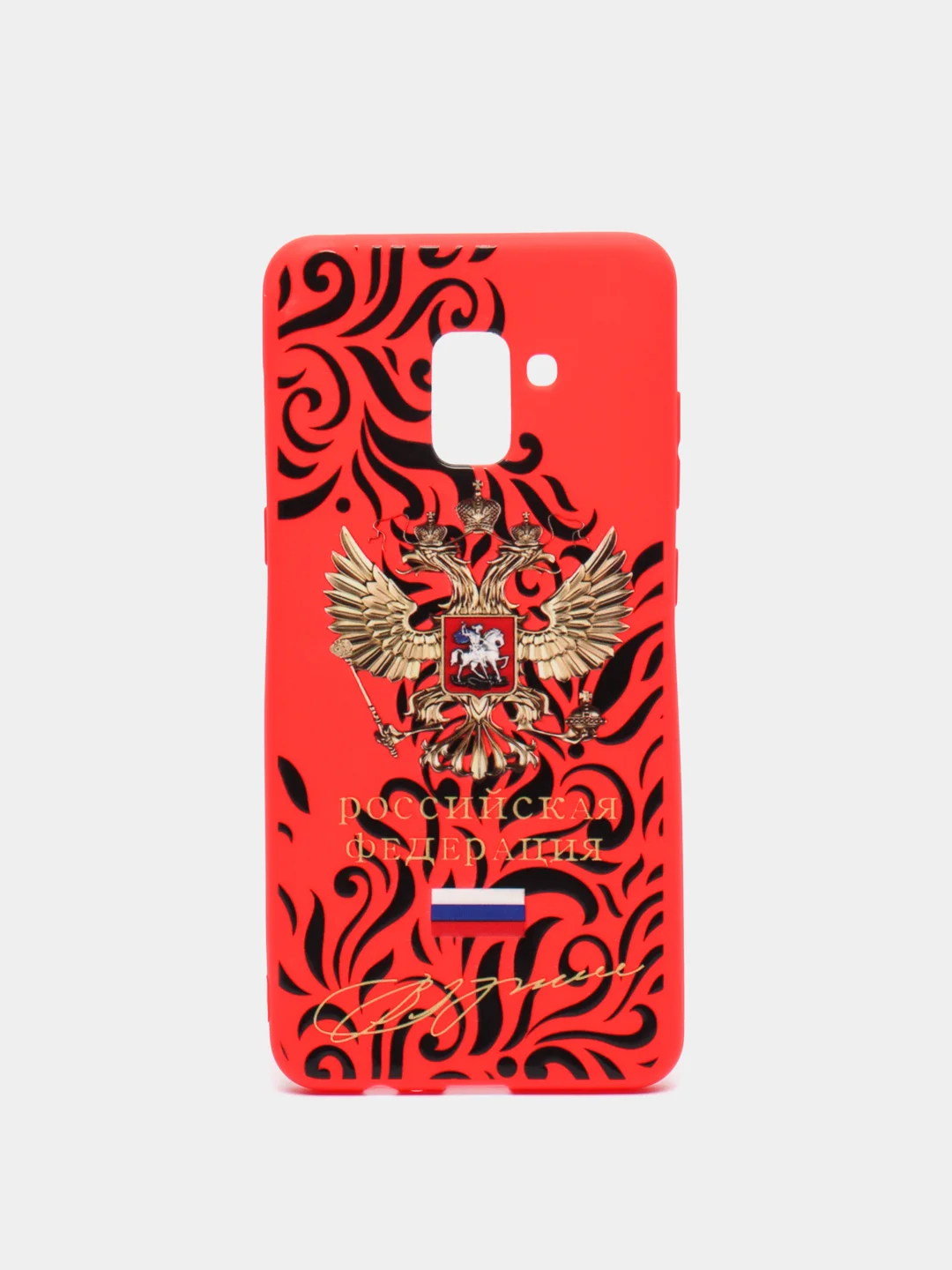 Красный чехлы "Герб" на Iphone, Samsung, Xiaomi, Honor, HYAWEI