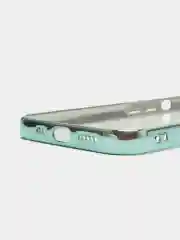 Зеленый чехол для iPhone 13 Pro Max силиконовый айфон про макс прозрачный