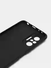 Черный чехол силиконовый для Xiaomi Redmi Note 10 Pro,Note 10,Poco X3,X3 GT,Note 10T,Mi 11 Lite