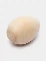 Бежевый меланж деревянное яйцо
