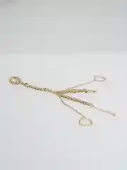 Золотой слейв-браслет на кисть руки