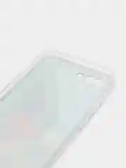Тёмно-серый силиконовый чехол на Honor 10 / Хонор 10 прозрачный, с рисунком, защита камеры