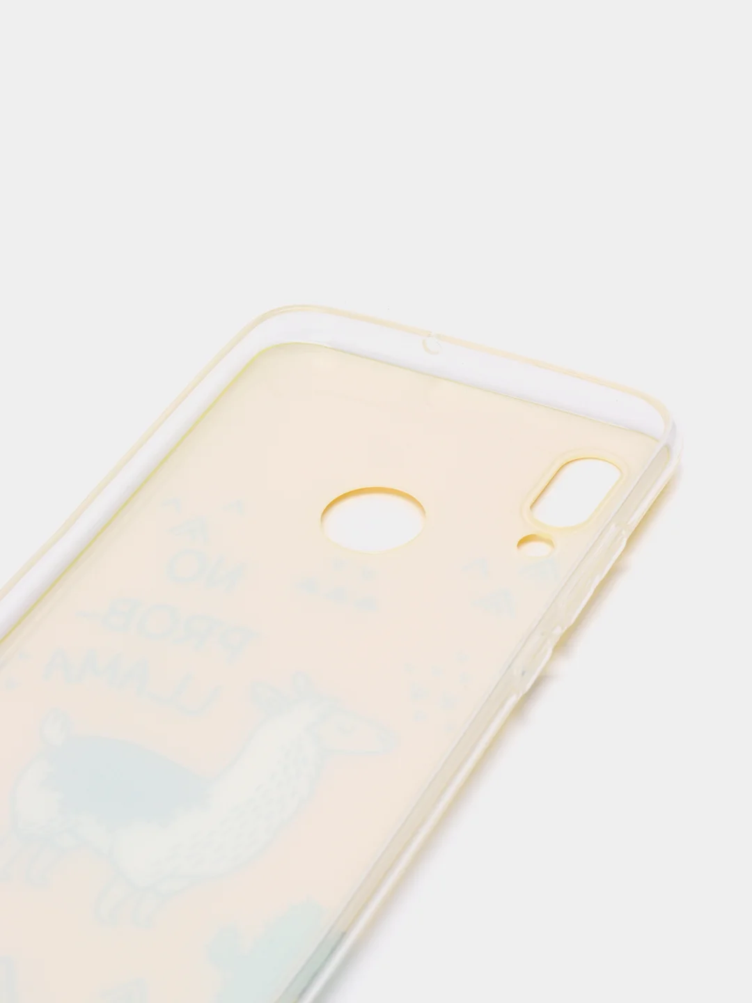 Горчичный чехол на Honor 10 Lite/Huawei P Smart 2019 / Хонор 10 Лайт прозрачный, с рисунком