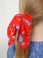 Красный бант на резинке, заколка для волос с искусственным жемчугом