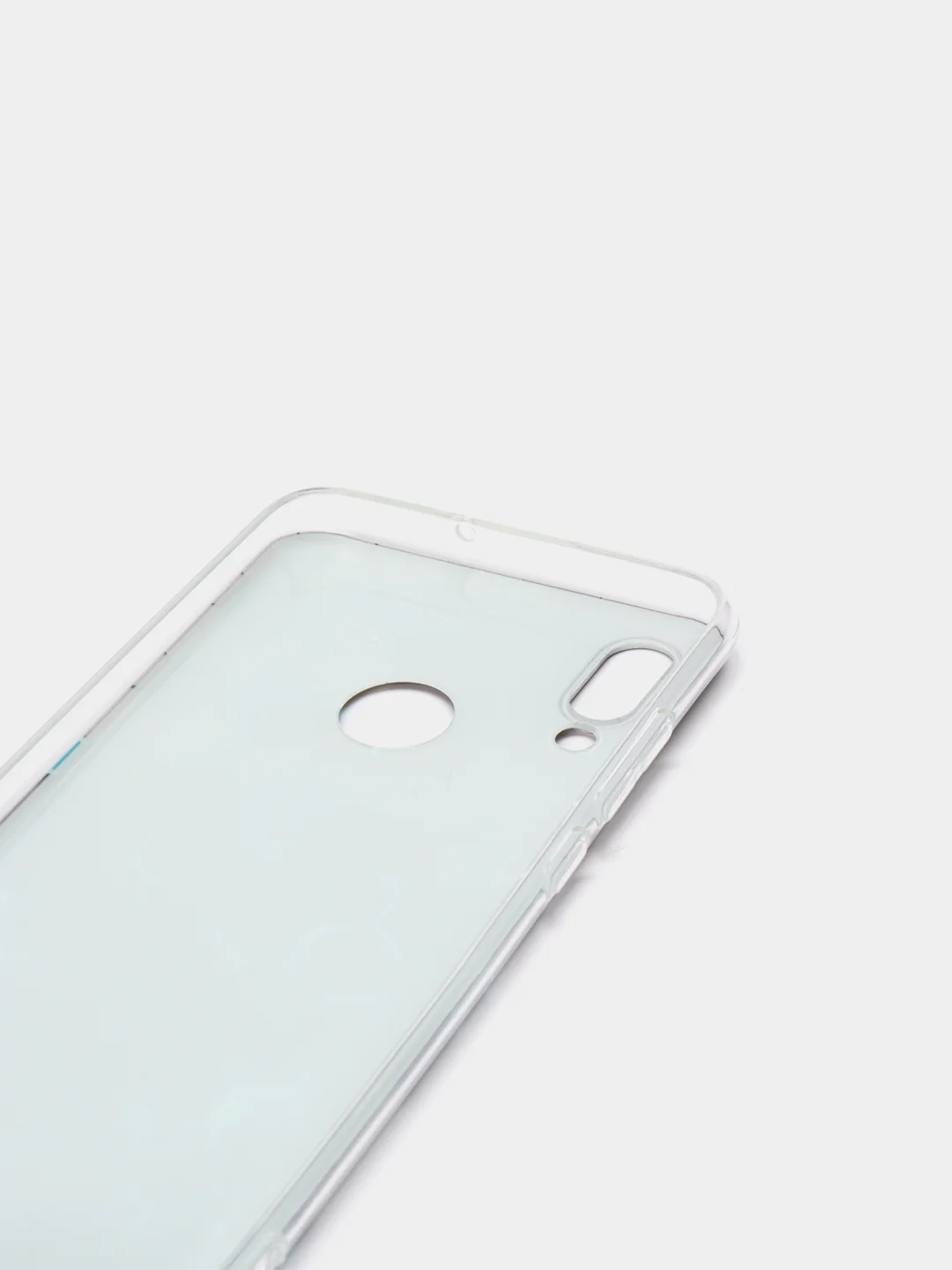 Бирюзовый чехол на Honor 10 Lite/Huawei P Smart 2019 / Хонор 10 Лайт прозрачный, с рисунком