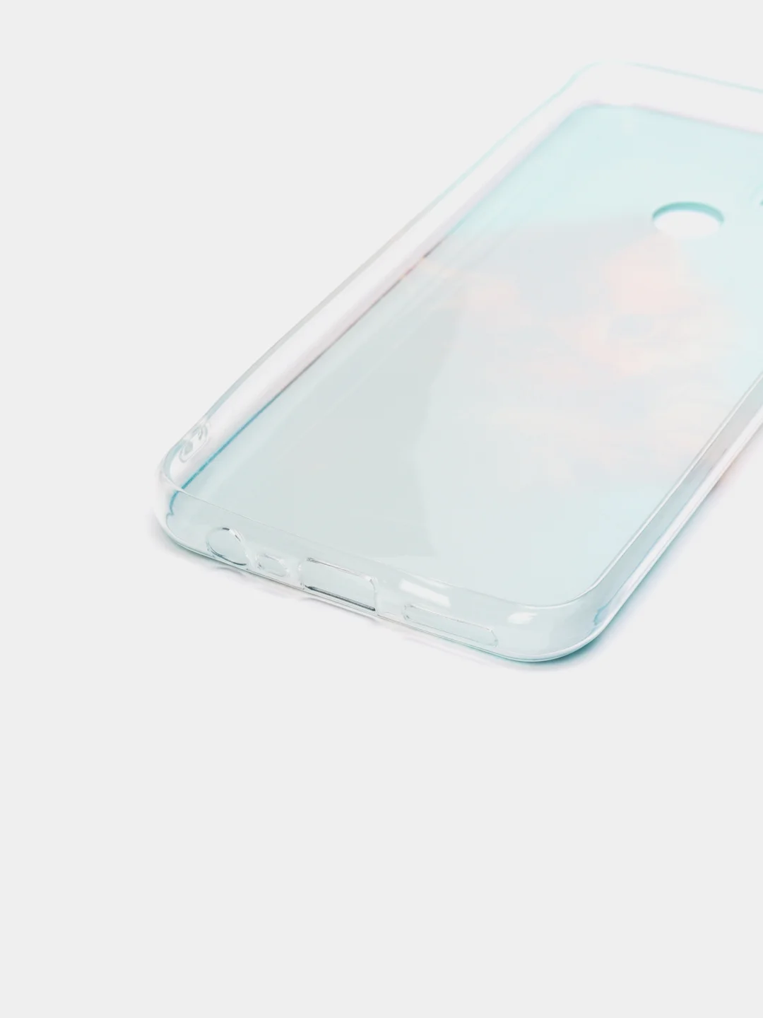 Светло-коричневый силиконовый чехол на Oppo Realme C25/C25s / Оппо Реалми С25/C25s прозрачный, с рисунком
