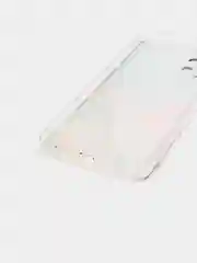 Бордовый силиконовый чехол на Samsung Galaxy A32 / Самсунг А32 прозрачный с рисунком, защита камеры