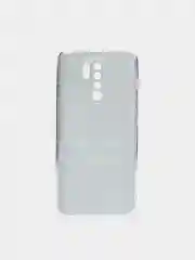 Черный силиконовый чехол на Xiaomi Redmi 9 / Сяоми Редми 9 прозрачный, с рисунком, защита камеры