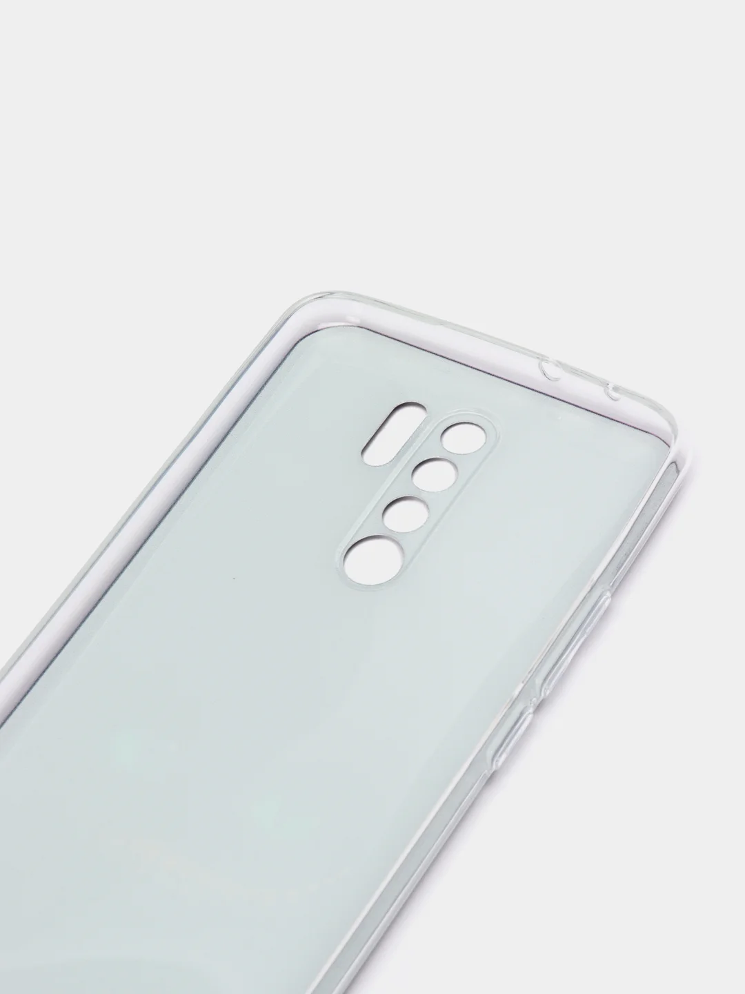 Черный силиконовый чехол на Xiaomi Redmi 9 / Сяоми Редми 9 прозрачный, с рисунком, защита камеры