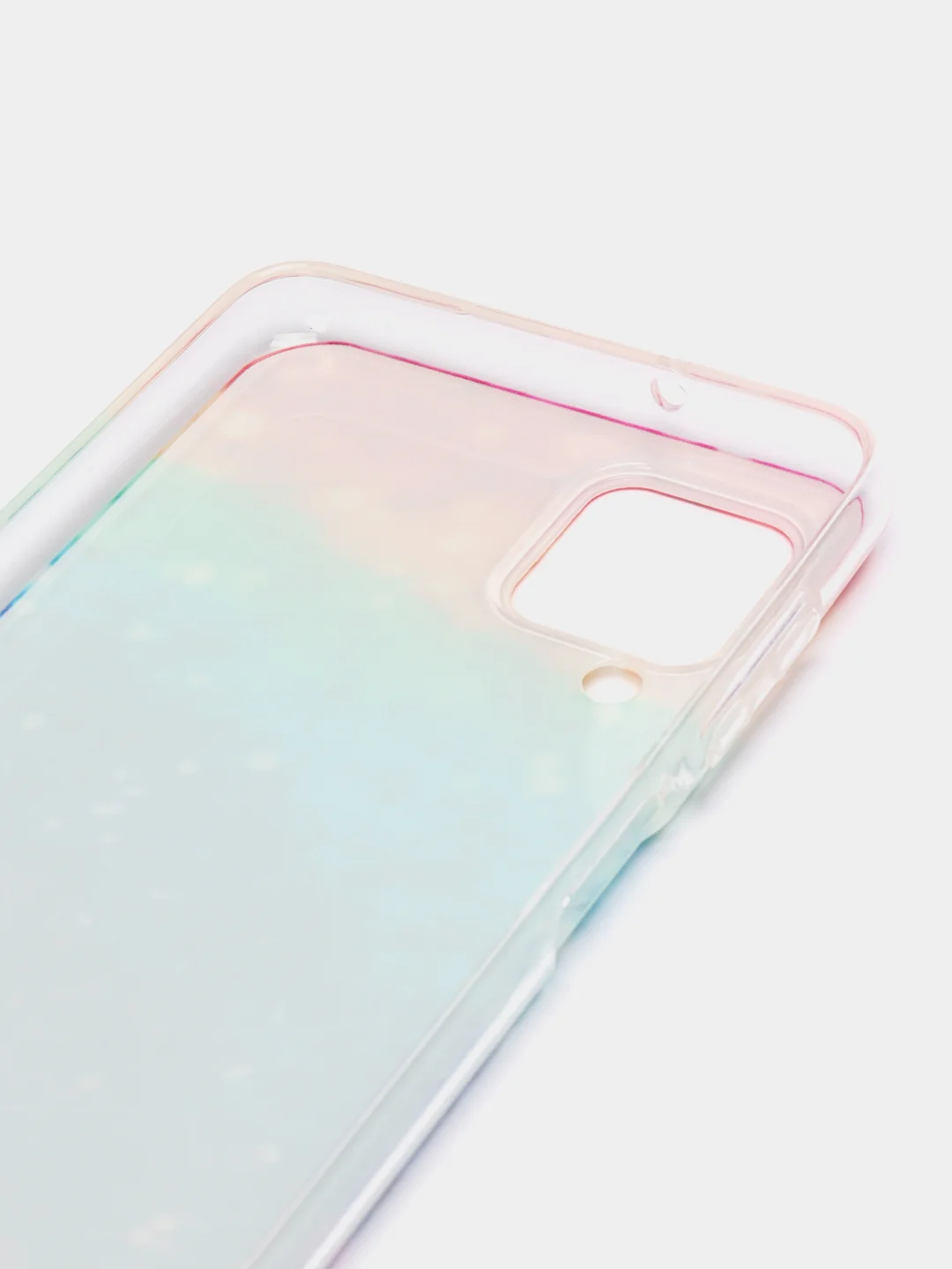 Багровый чехол на Samsung Galaxy A12/M12 / Самсунг А12/М12 прозрачный, с рисунком, защита камеры