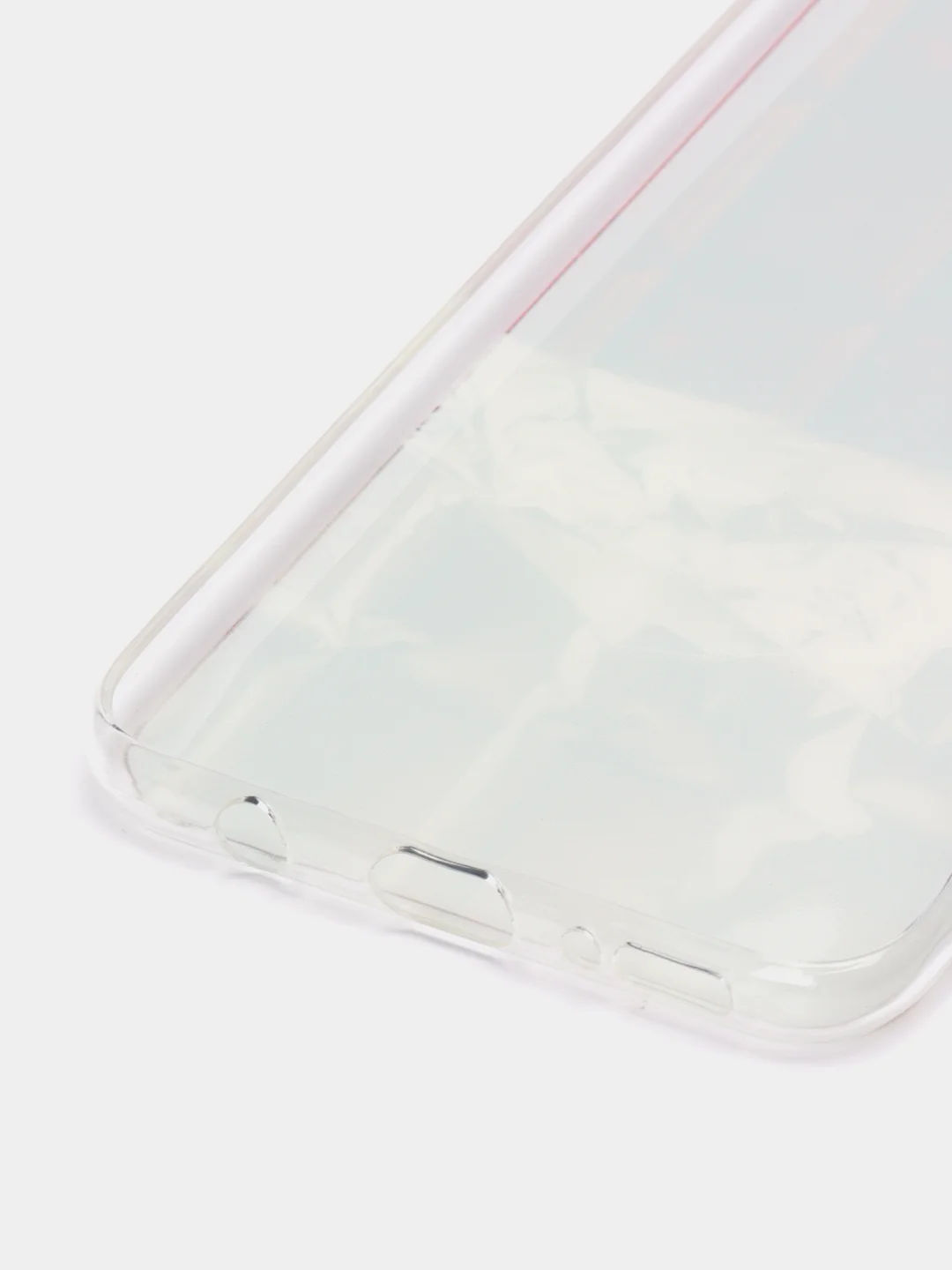 Медный силиконовый чехол на Samsung Galaxy A50/A30s / Самсунг А50/А30s прозрачный, с рисунком