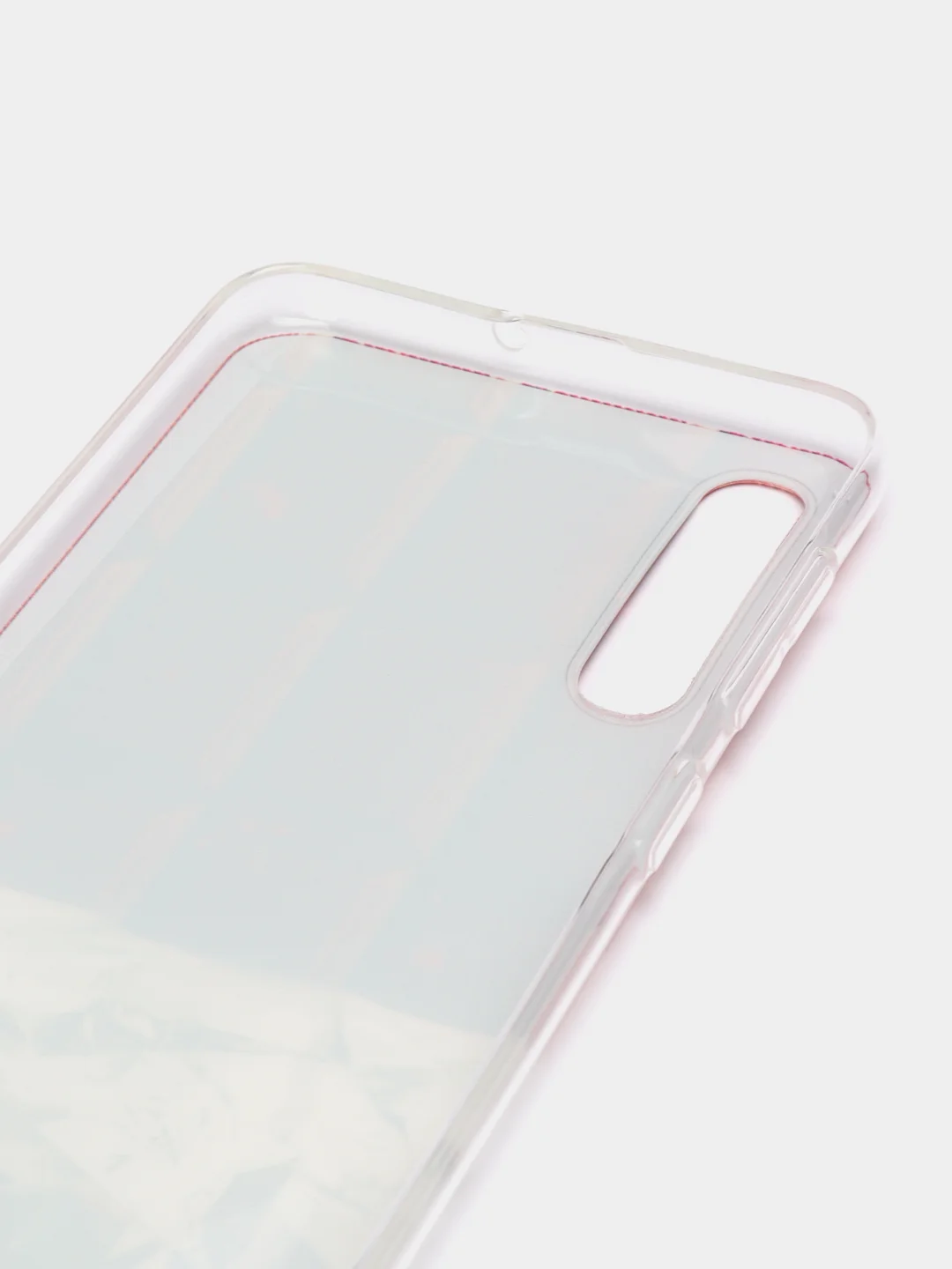 Медный силиконовый чехол на Samsung Galaxy A50/A30s / Самсунг А50/А30s прозрачный, с рисунком