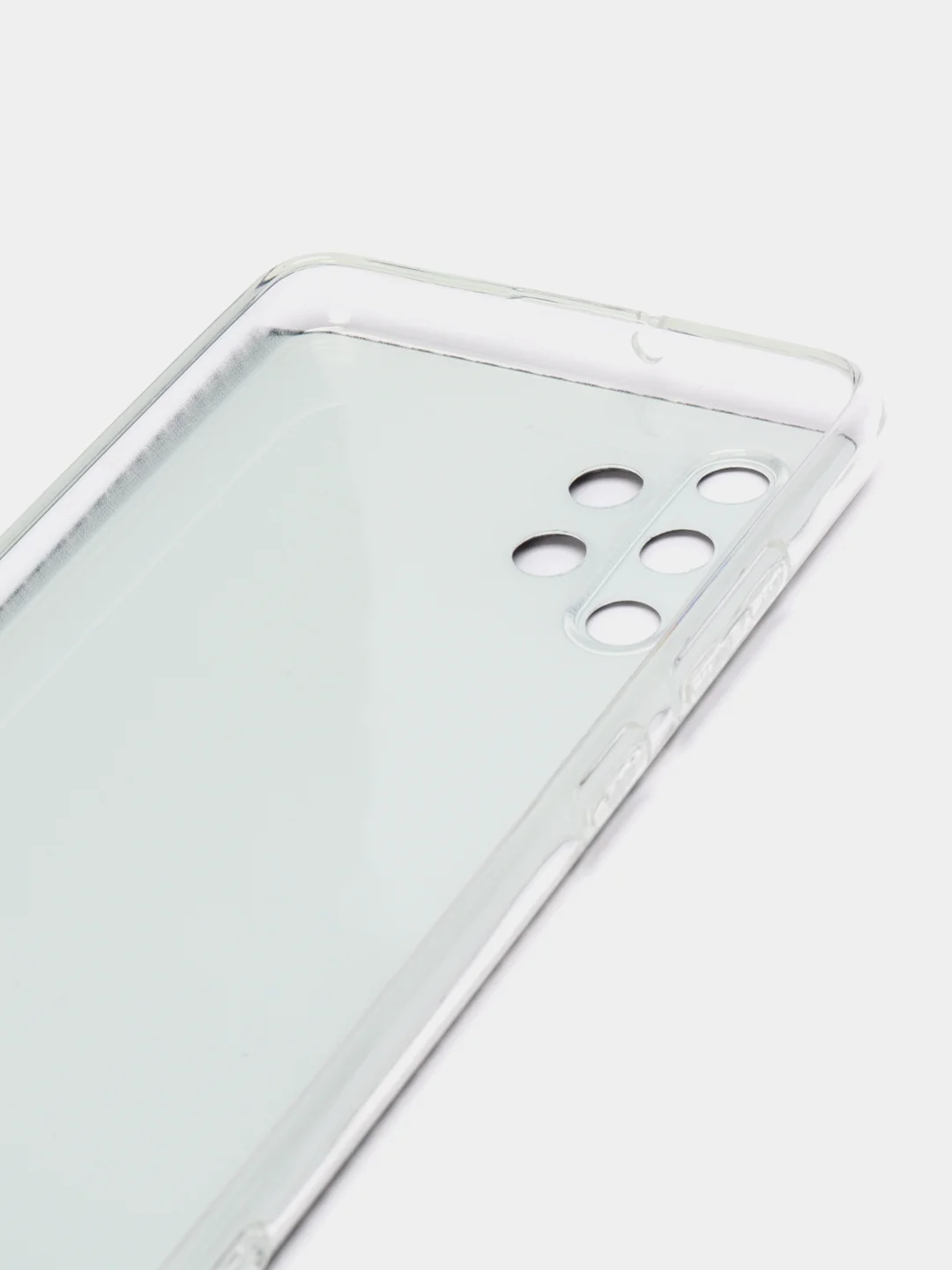 Хаки силиконовый чехол на Samsung Galaxy A32 / Самсунг А32 прозрачный с рисунком, защита камеры