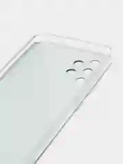 Хаки силиконовый чехол на Samsung Galaxy A32 / Самсунг А32 прозрачный с рисунком, защита камеры