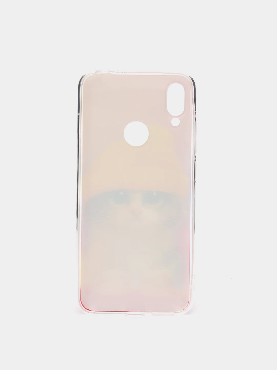 Желтый силиконовый чехол на Xiaomi Redmi Note 7 / Сяоми Редми Нот 7 прозрачный, с рисунком