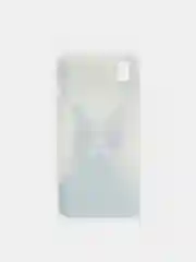 Синий меланж силиконовый чехол на ZTE Blade L210 / ЗТЕ Блэйд L210 прозрачный, с рисунком, защита камеры