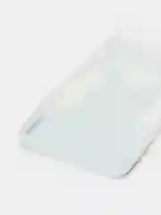 Синий меланж силиконовый чехол на ZTE Blade L210 / ЗТЕ Блэйд L210 прозрачный, с рисунком, защита камеры