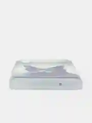 Синий меланж силиконовый чехол на ZTE Blade L210 / ЗТЕ Блэйд L210 прозрачный, с рисунком, защита камеры