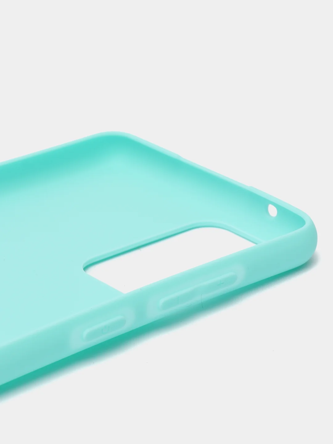 Бирюзовый чехол для Samsung Galaxy A52 А72 M21/M30S мягкий матовый TPU силикон