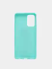 Бирюзовый чехол для Samsung Galaxy A52 А72 M21/M30S мягкий матовый TPU силикон
