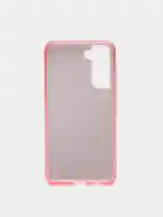Розовый чехол блестящий для Samsung Galaxy S21FE, накладка c блёстками для Самсунг S21 FE