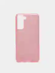 Розовый чехол блестящий для Samsung Galaxy S21FE, накладка c блёстками для Самсунг S21 FE