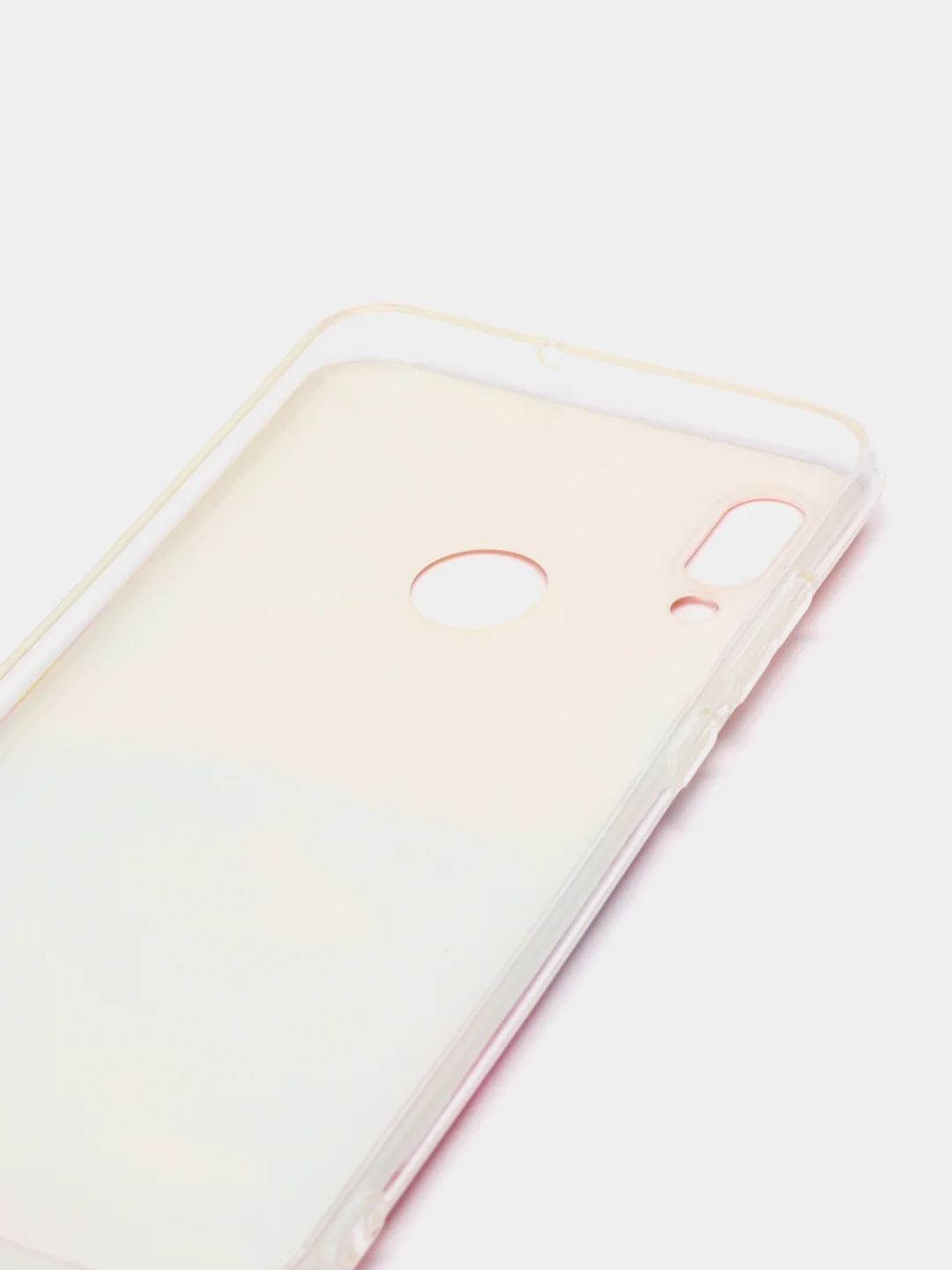 Желтый чехол на Honor 10 Lite/Huawei P Smart 2019 / Хонор 10 Лайт прозрачный, с рисунком