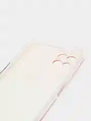 Желтый силиконовый чехол на Realme 8i / Реалми 8i прозрачный, с рисунком, защита камеры