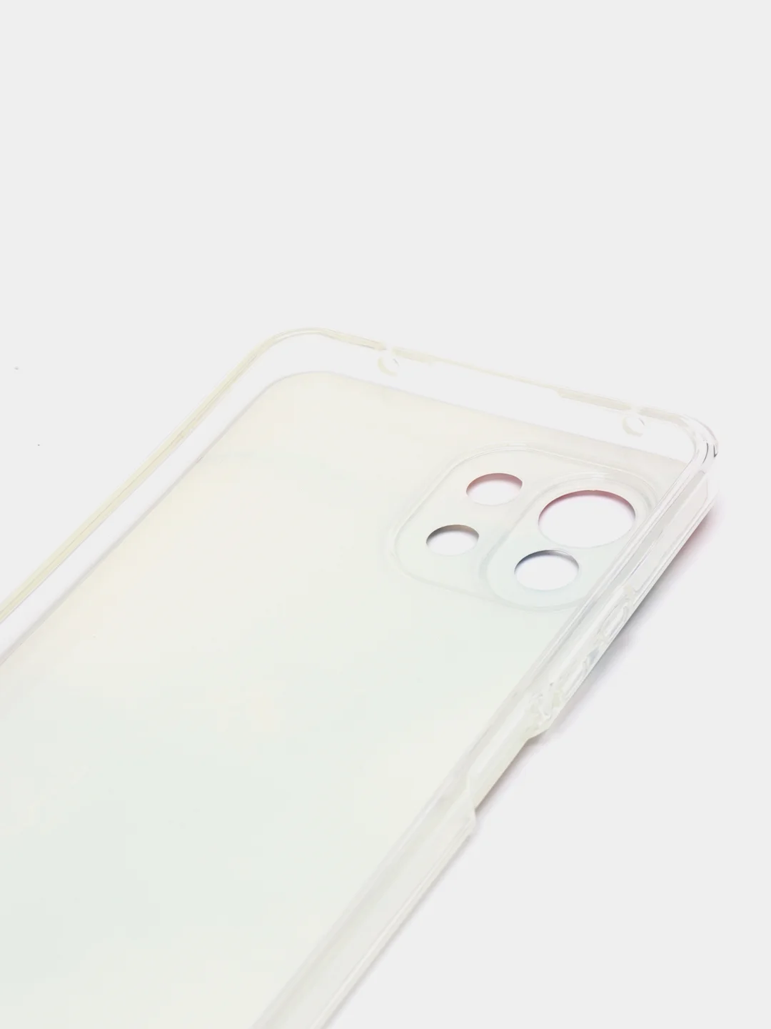 Ледяной силиконовый чехол на Xiaomi Mi 11 Lite/5G NE / Сяоми Ми 11 Лайт прозрачный, с рисунком