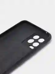Черный чехол для Realme 8 силиконовый матовый однотонный