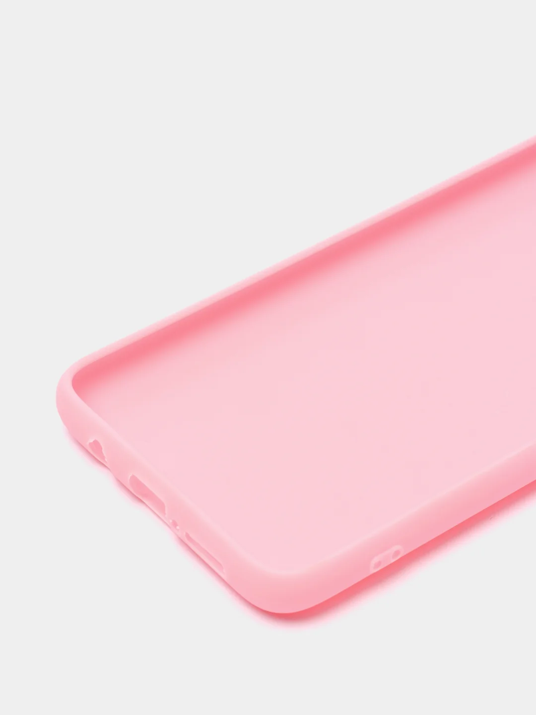 Розовый чехол для Xiaomi Redmi Note 8 Pro силиконовый, матовый, однотонный