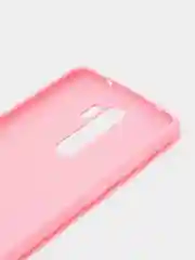 Розовый чехол для Xiaomi Redmi Note 8 Pro силиконовый, матовый, однотонный