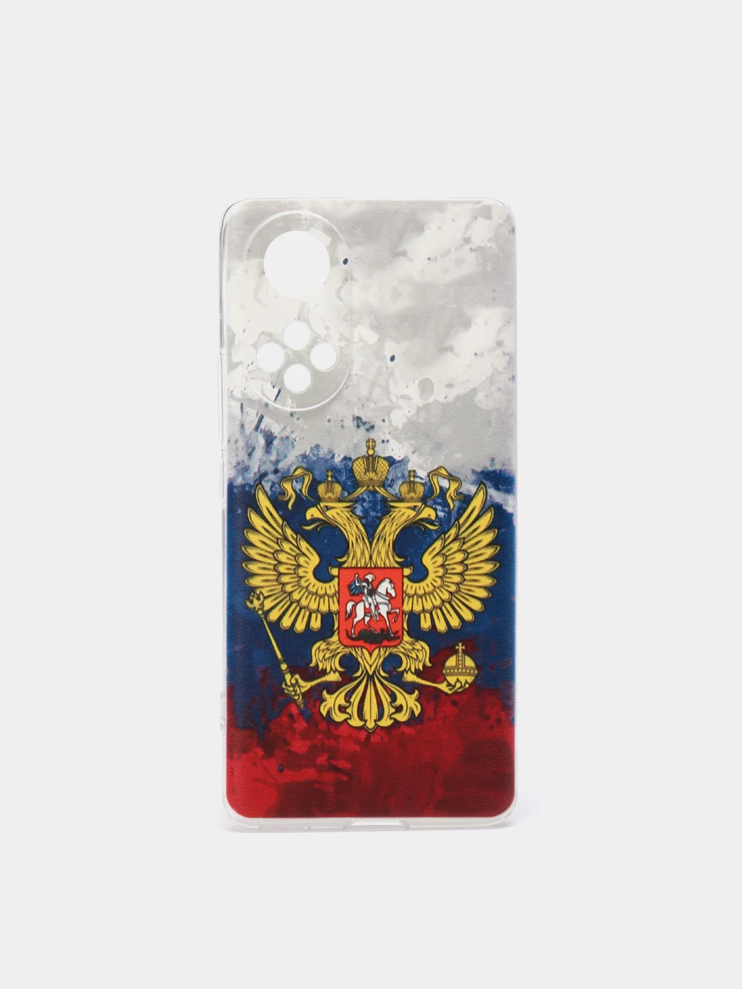 Синий чехол на Huawei Nova 9/Honor 50 / Хуавей Нова 9/Хонор 50 прозрачный, с рисунком