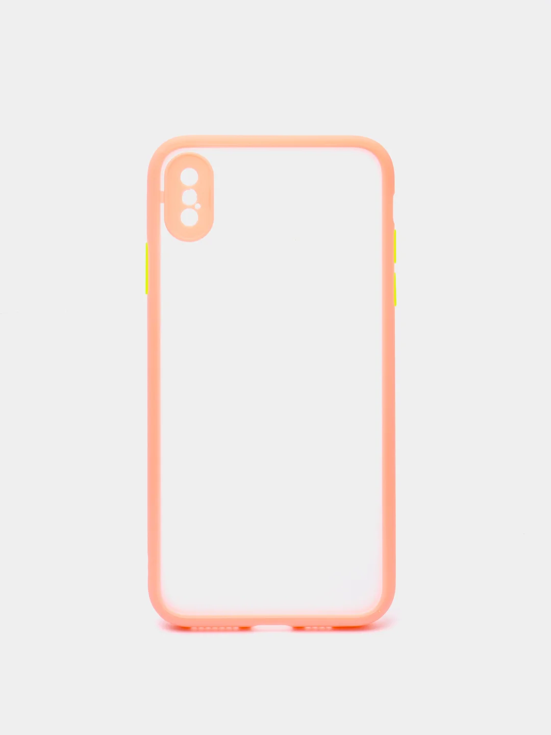 Розовый чехол для Apple iPhone XS Max с цветной рамкой, 9 цветов