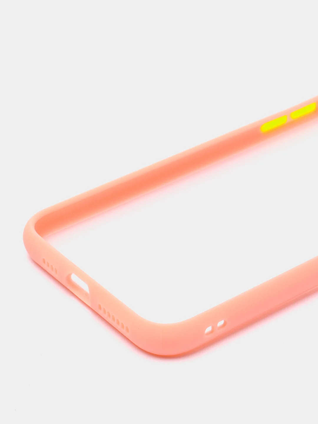 Розовый чехол для Apple iPhone XS Max с цветной рамкой, 9 цветов