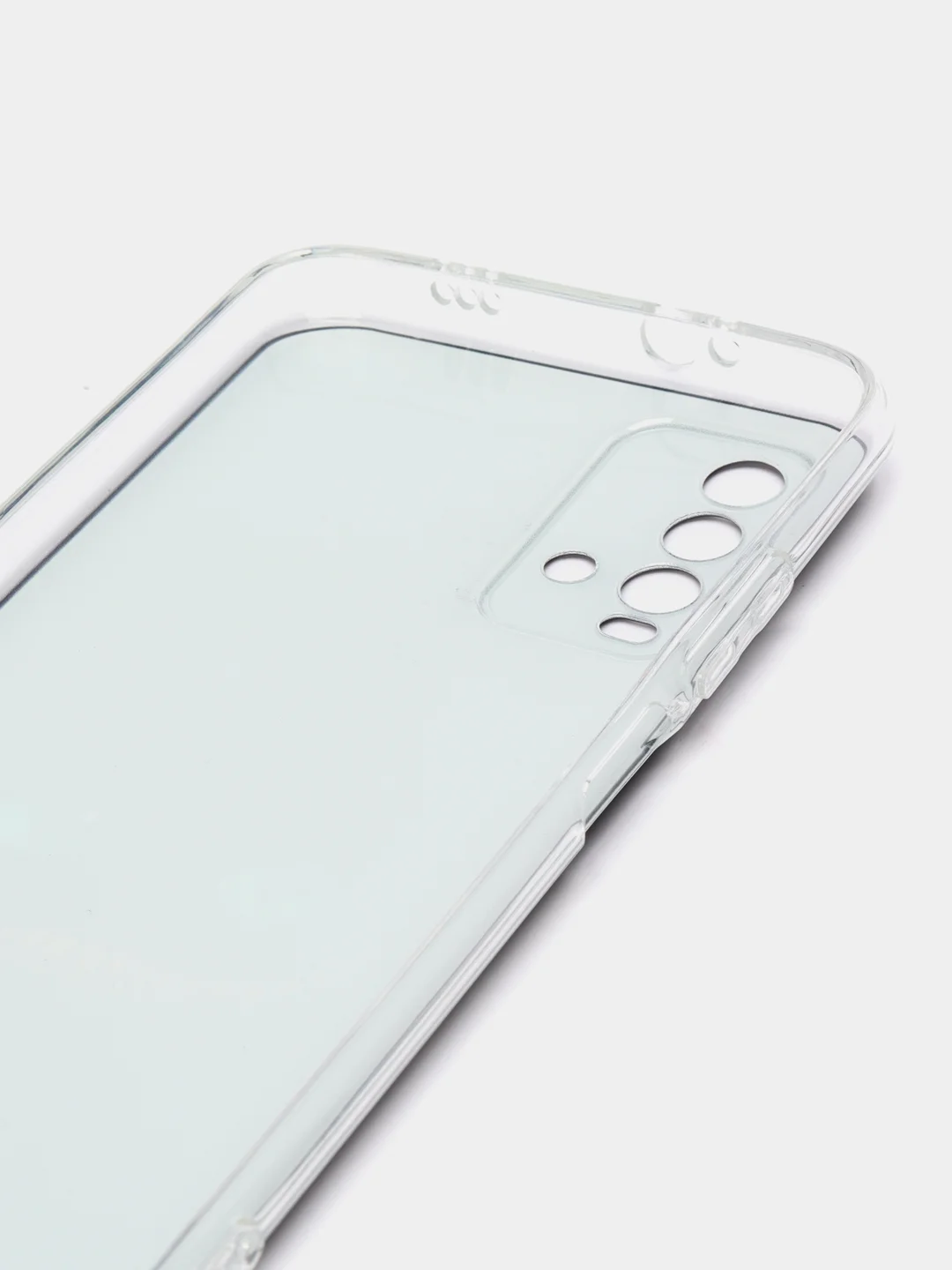 Черный силиконовый чехол на Xiaomi Redmi 9T / Редми 9Т прозрачный, с рисунком, защита камеры