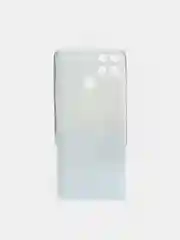 Небесно-голубой силиконовый чехол на Oppo Realme C25/C25s / Оппо Реалми С25/C25s прозрачный, с рисунком