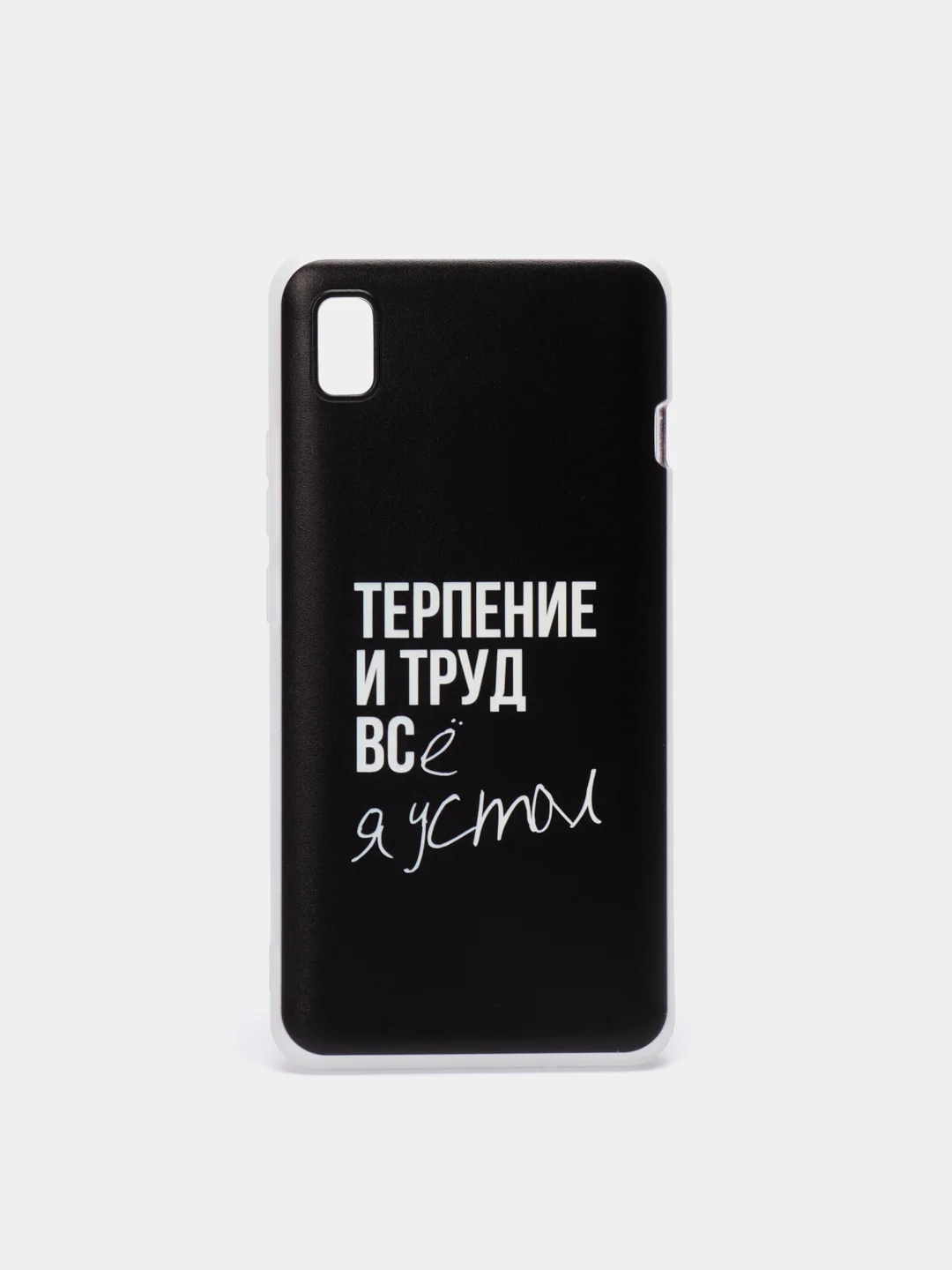 Тёмно-коричневый силиконовый чехол на ZTE Blade L210 / ЗТЕ Блэйд L210 прозрачный, с рисунком, защита камеры