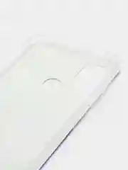 Синий силиконовый чехол на Honor 9A / Хонор 9А прозрачный, с рисунком, защита камеры