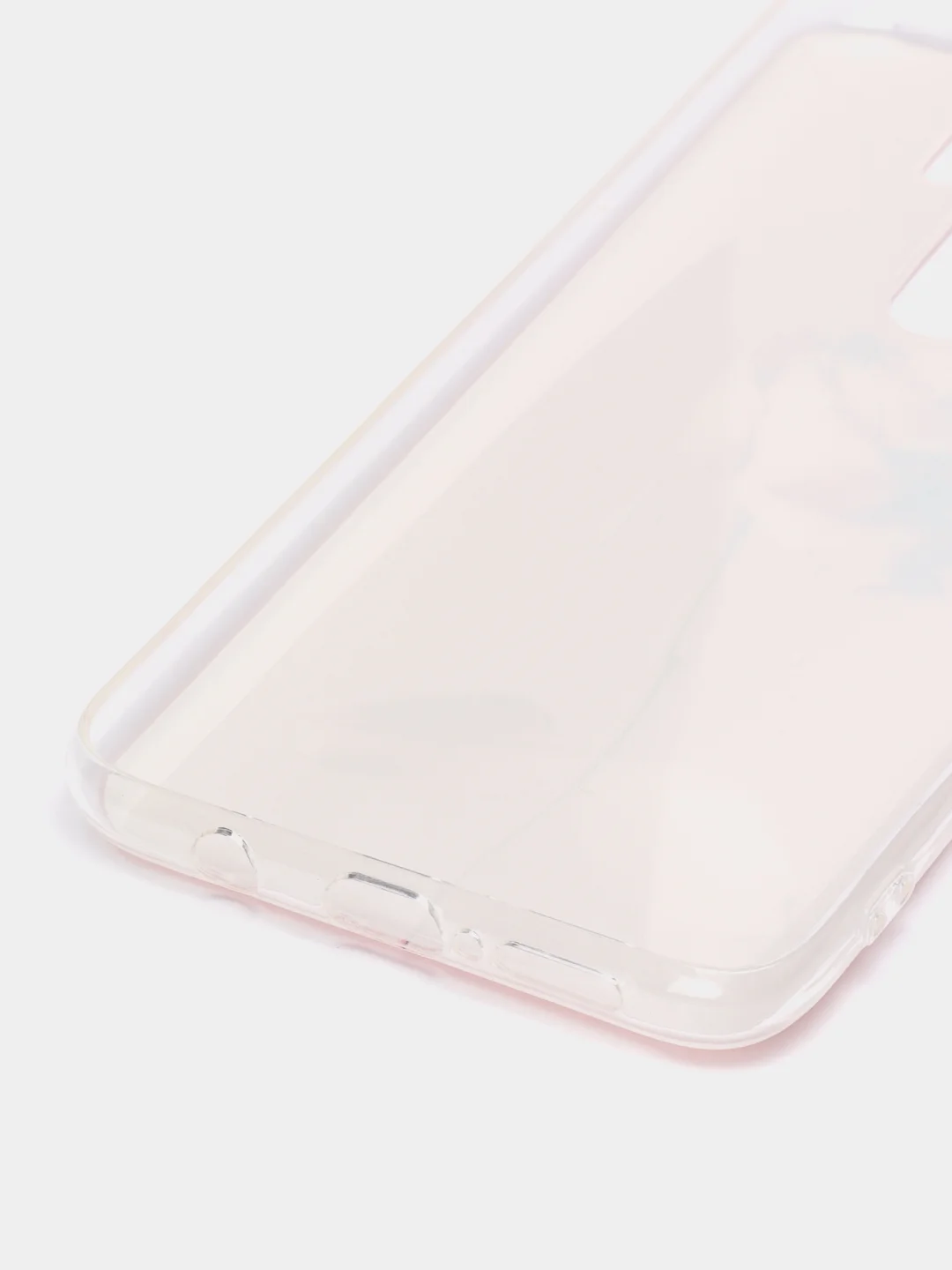 Коралловый меланж силиконовый чехол на Xiaomi Redmi Note 8 Pro / Сяоми Редми Нот 8 Про прозрачный с рисунком