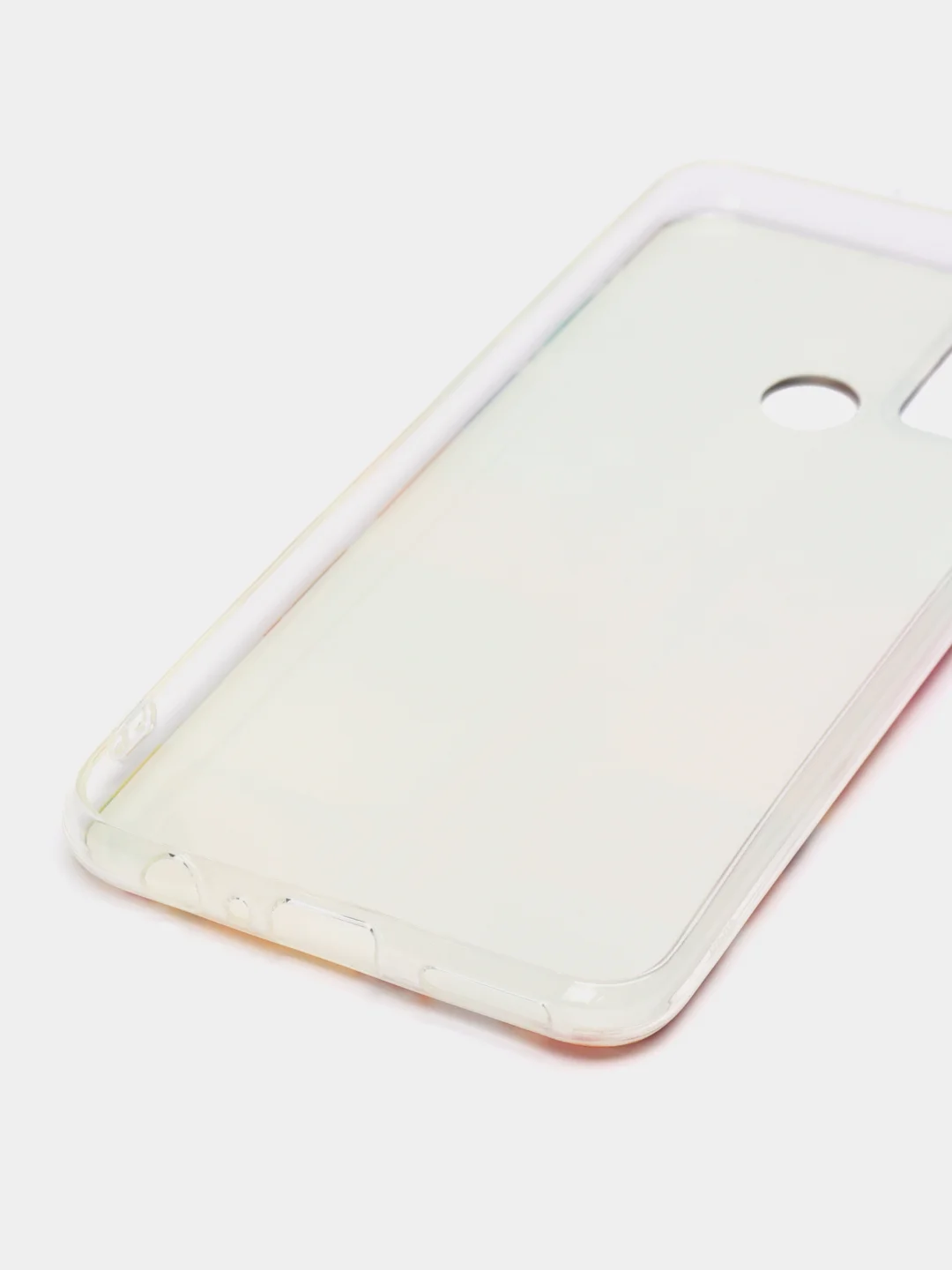 Бордовый силиконовый чехол на Honor 9A / Хонор 9А прозрачный, с рисунком, защита камеры