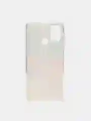 Бордовый силиконовый чехол на Honor 9A / Хонор 9А прозрачный, с рисунком, защита камеры