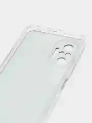 Серебряный чехол на Xiaomi Redmi Note 10 Pro / Сяоми Редми Нот 10 Про прозрачный, с рисунком