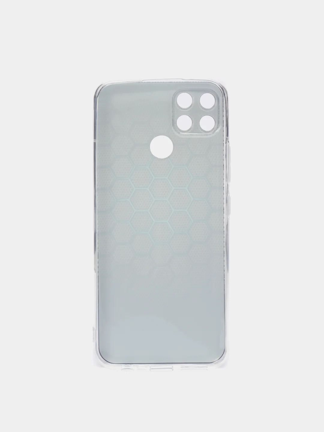 Темно-синий силиконовый чехол на Oppo Realme C25/C25s / Оппо Реалми С25/C25s прозрачный, с рисунком