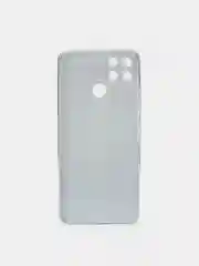 Темно-синий силиконовый чехол на Oppo Realme C25/C25s / Оппо Реалми С25/C25s прозрачный, с рисунком