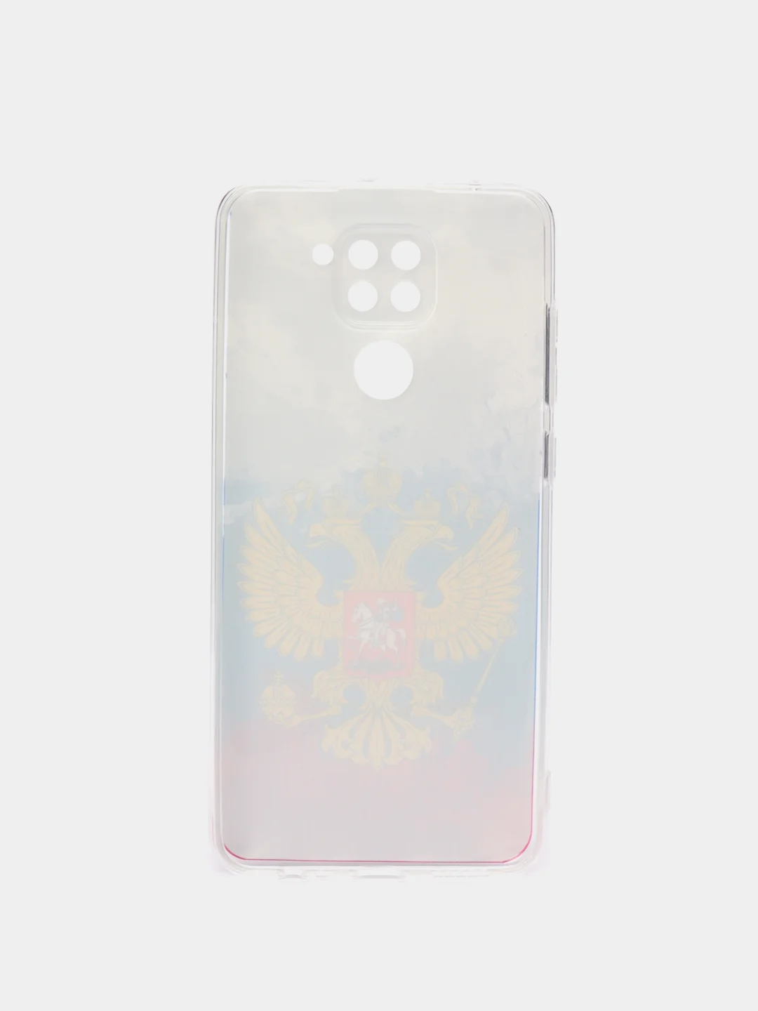 Синий силиконовый чехол на Xiaomi Redmi 10X/Redmi Note 9 / Сяоми Редми Нот 9/10X прозрачный