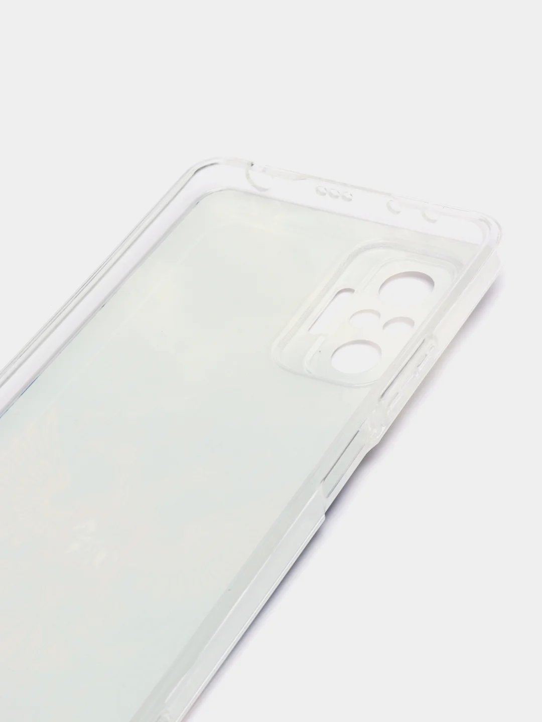 Синий чехол на Xiaomi Redmi Note 10 Pro / Сяоми Редми Нот 10 Про прозрачный, с рисунком