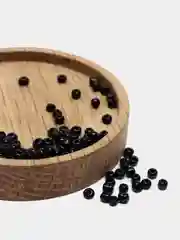 Черный бисер, 450 г