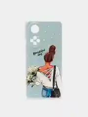 Тёмно-серый чехол на Huawei Nova 9/Honor 50 / Хуавей Нова 9/Хонор 50 прозрачный, с рисунком